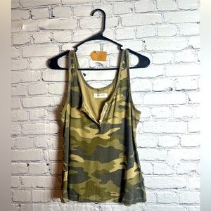 Lucky Brand camo tank top